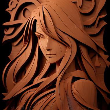 3D model Orihime Inouefrom ANIME (STL)